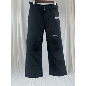 ARCTIX Black Reinforced Insulated Snow Pants Size 5K M 10-12 NWT